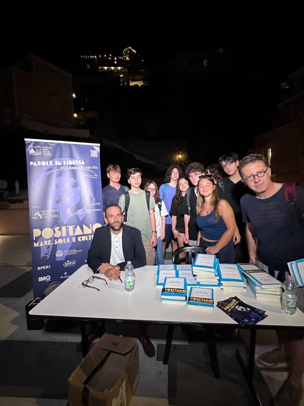 Claudio Cerasa a Positano Mare Sole Cultura 2026